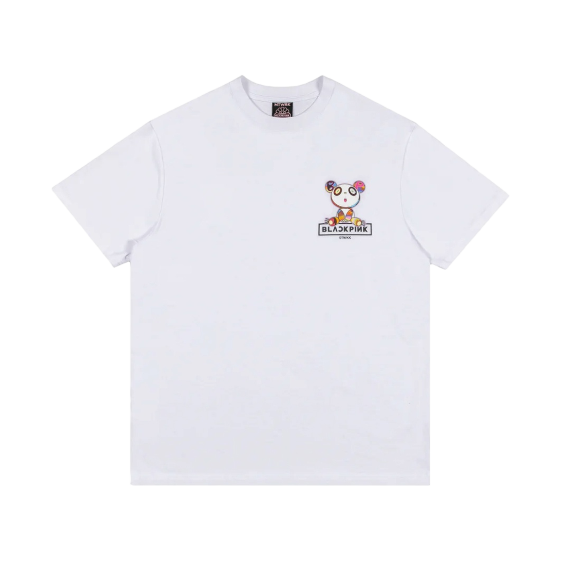 카이카이키키 x 블랙핑크 시그니처 티셔츠 화이트(Kaikai Kiki x Blackpink Signature T-Shirt White)