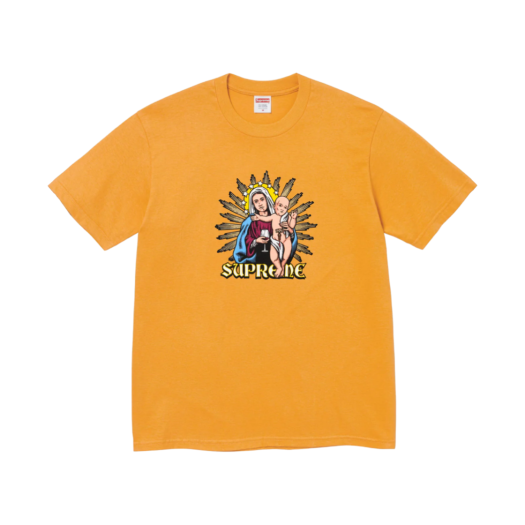 Supreme Blood T-Shirt Mustard - 24FW