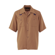 Needles S/S Cowboy One-Up Shirt Brown