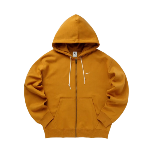 Nike NRG Solo Swoosh Full Zip Hoodie Desert Ochre - US/EU