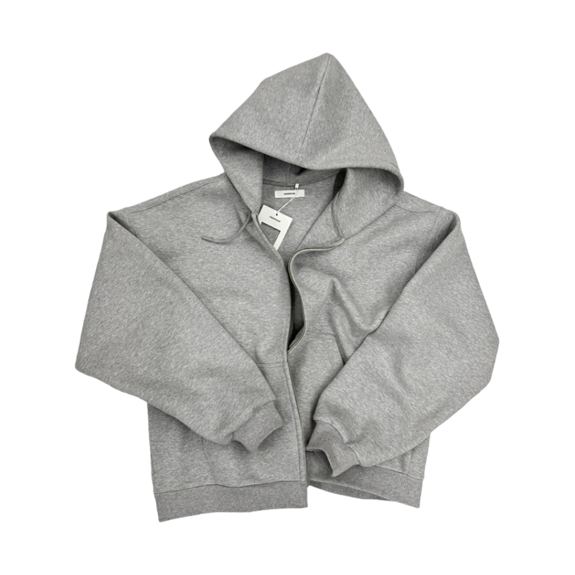 논노드 스쿠바 집 후드 그레이(Nonnod Scuba Zip Hoodie Grey)