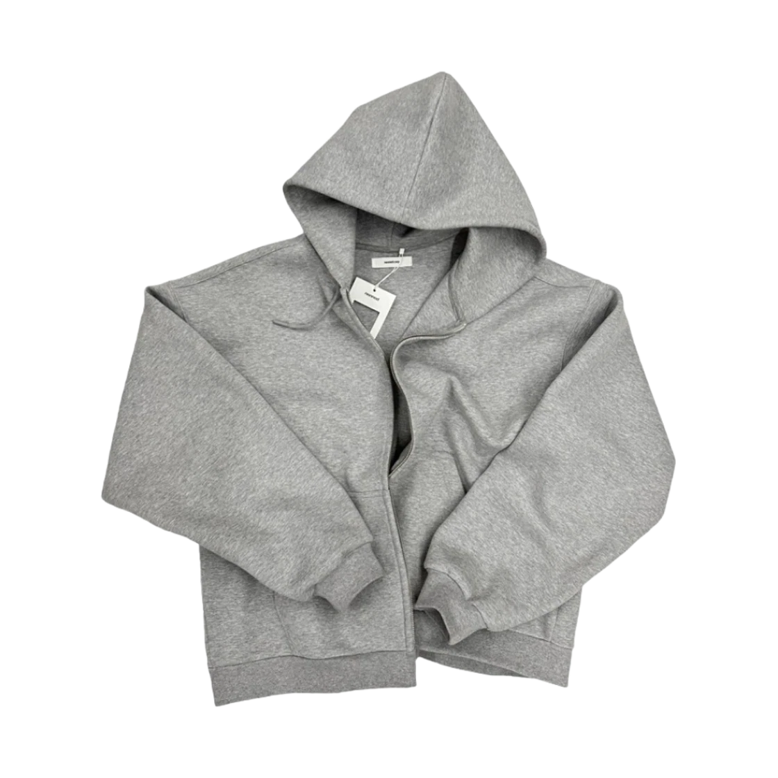 Nonnod Nonnod Scuba Zip Hoodie Grey · 1