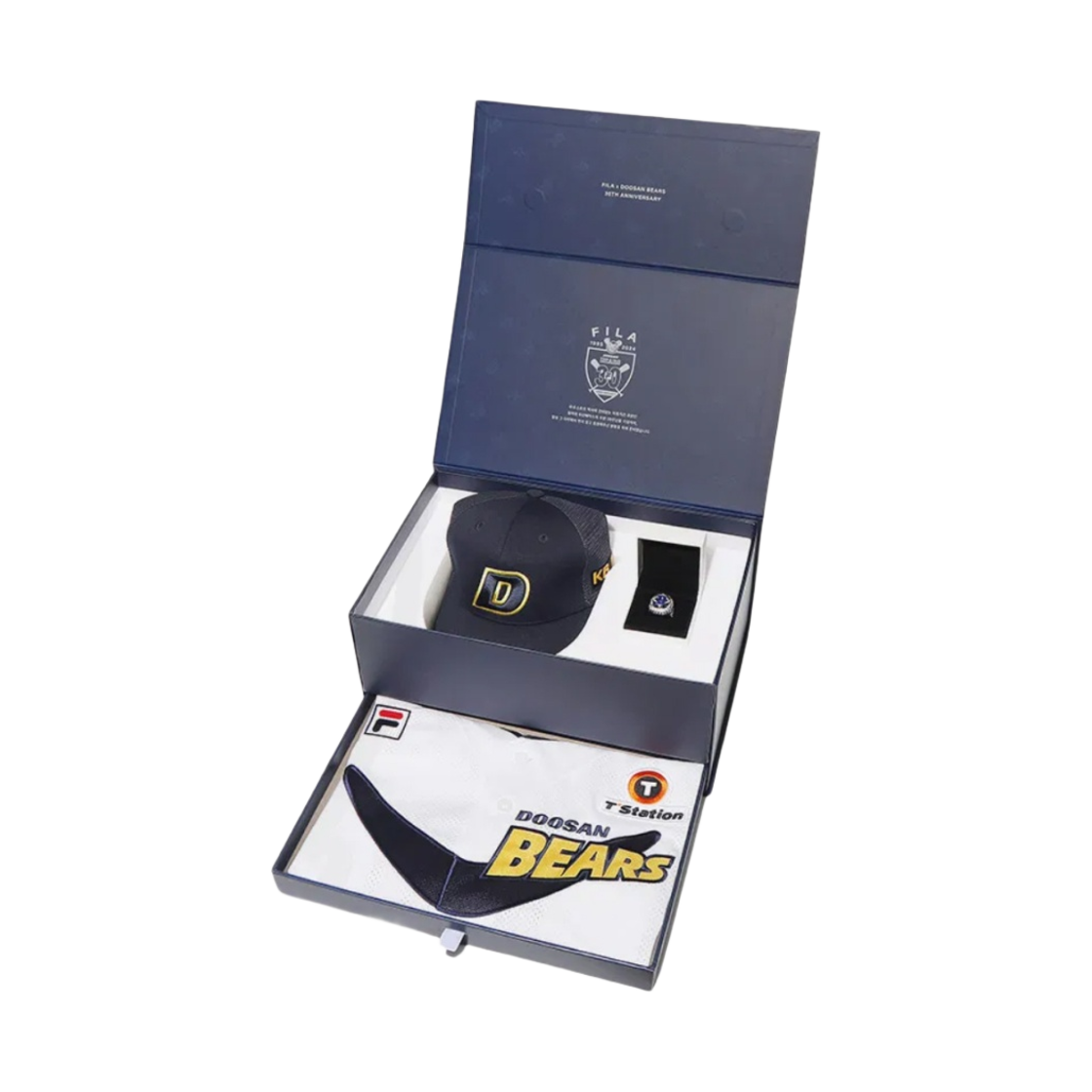 두산 베어스 x 휠라 30주년 레전드 클래식 유니폼 패키지 (논 마킹 버전)(Doosan Bears x Fila 30th Anniversary Legends Classic Uniform Package (Non Marking Ver.))