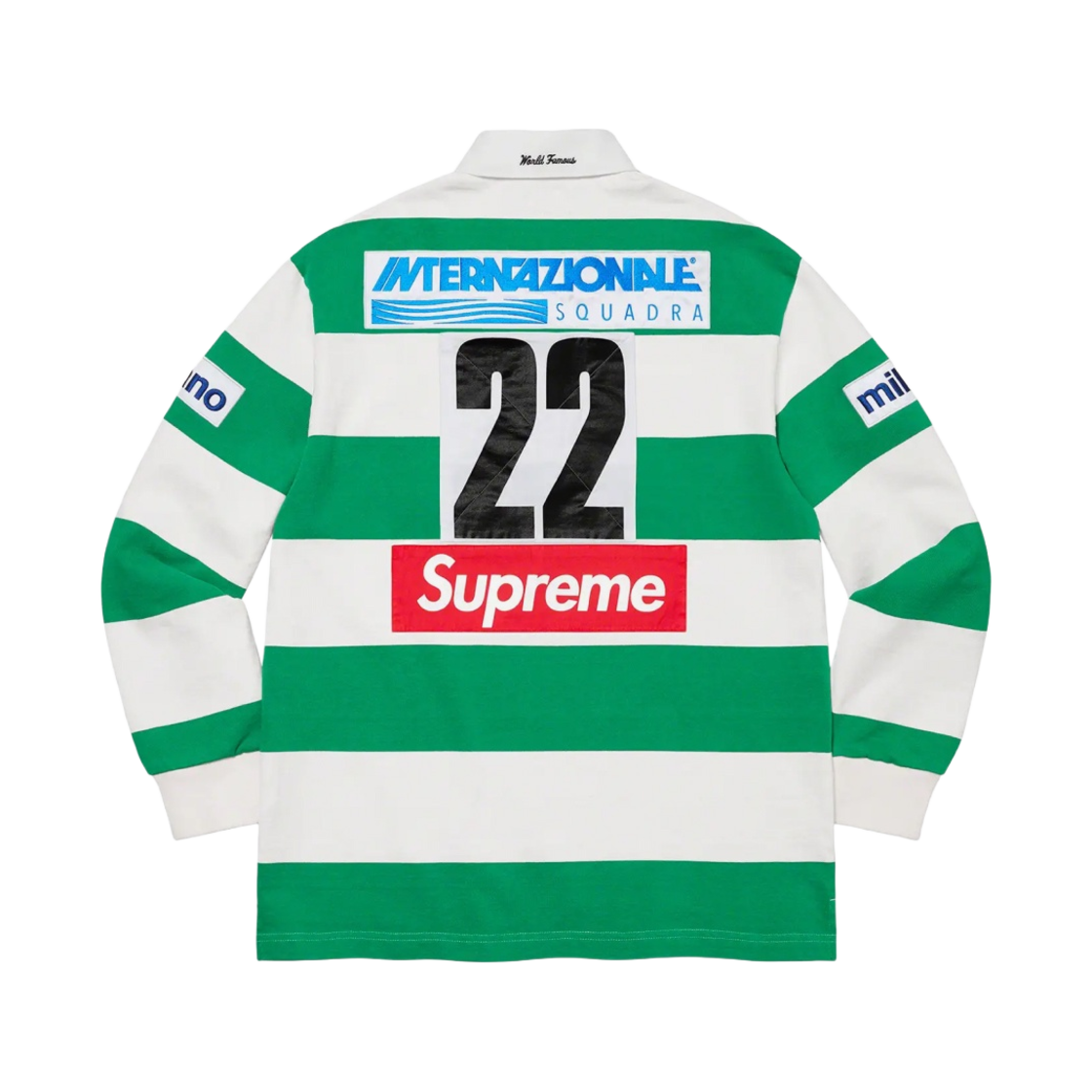 슈프림 스트라이프 럭비 화이트 - 20SS(Supreme Stripe Rugby White - 22SS) - 2