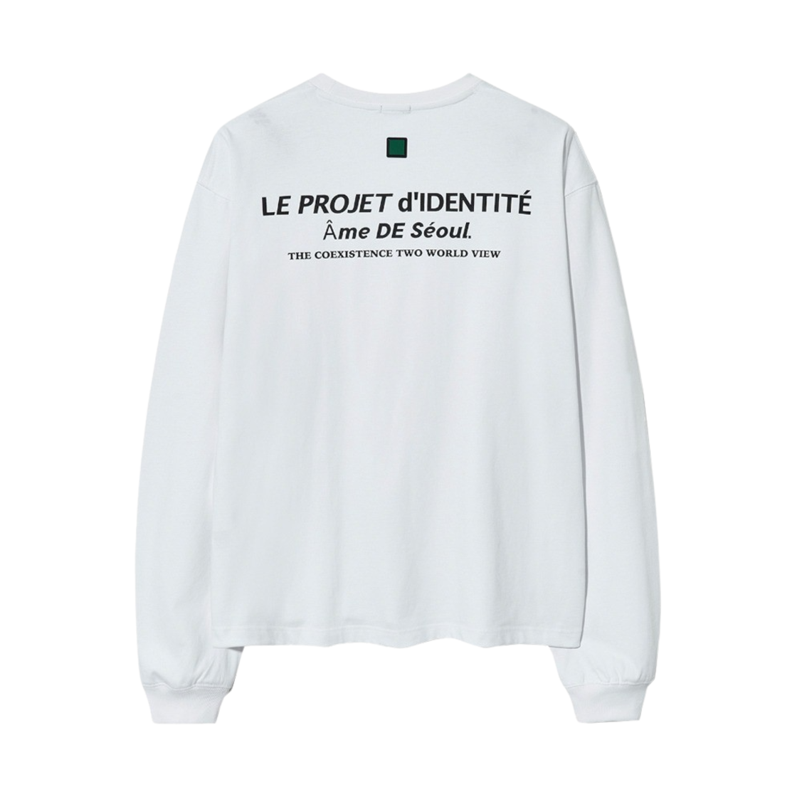 198_TIP THE IDENTITY PROJECT Kotka Round Long Sleeve White