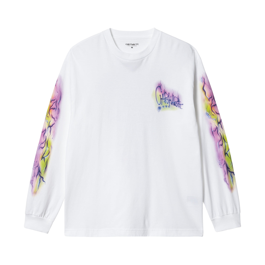 칼하트 WIP 베이비브러쉬 그린 롱슬리브 티셔츠 화이트(Carhartt WIP Babybrush Grin Long Sleeve T-Shirt White) - 2