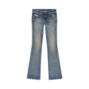 (W) Diesel D-Ebbey Bootcut And Flare Jeans 1969 Dark Blue
