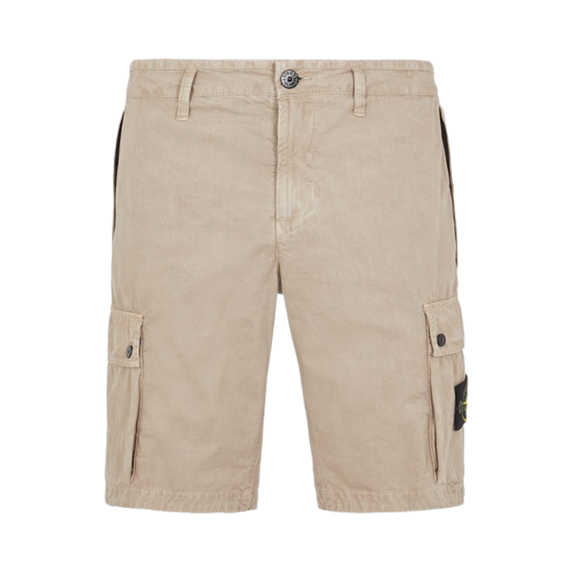 스톤 아일랜드 L11WA 브러쉬드 코튼 캔버스 가먼트 다이드 버뮤다 쇼츠 도브 그레이 - 23SS(Stone Island L11WA Brushed Cotton Canvas Garment Dyed Bermuda Shorts Dove Grey - 23SS) - 1