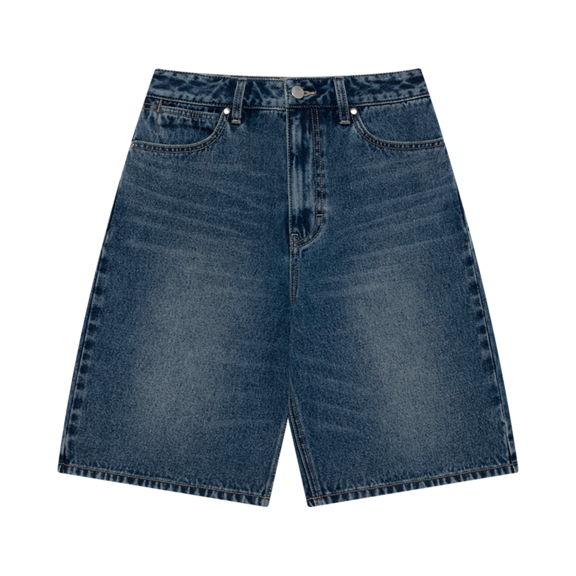 랭글러 (W) 버뮤다 워시드 데님 쇼츠 인디고 다크(Wrangler (W) Bermuda Washed Denim Shorts Indigo Dark)