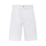 Prada Drill Bermudas Optical White