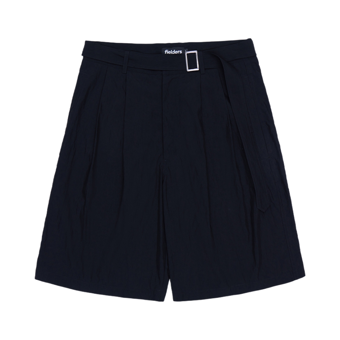 FDC21PTM06BKnew Fielders Two-Tuck Belted Bermuda Pants Black