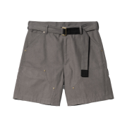 Sacai x Carhartt WIP Duck Shorts Gray