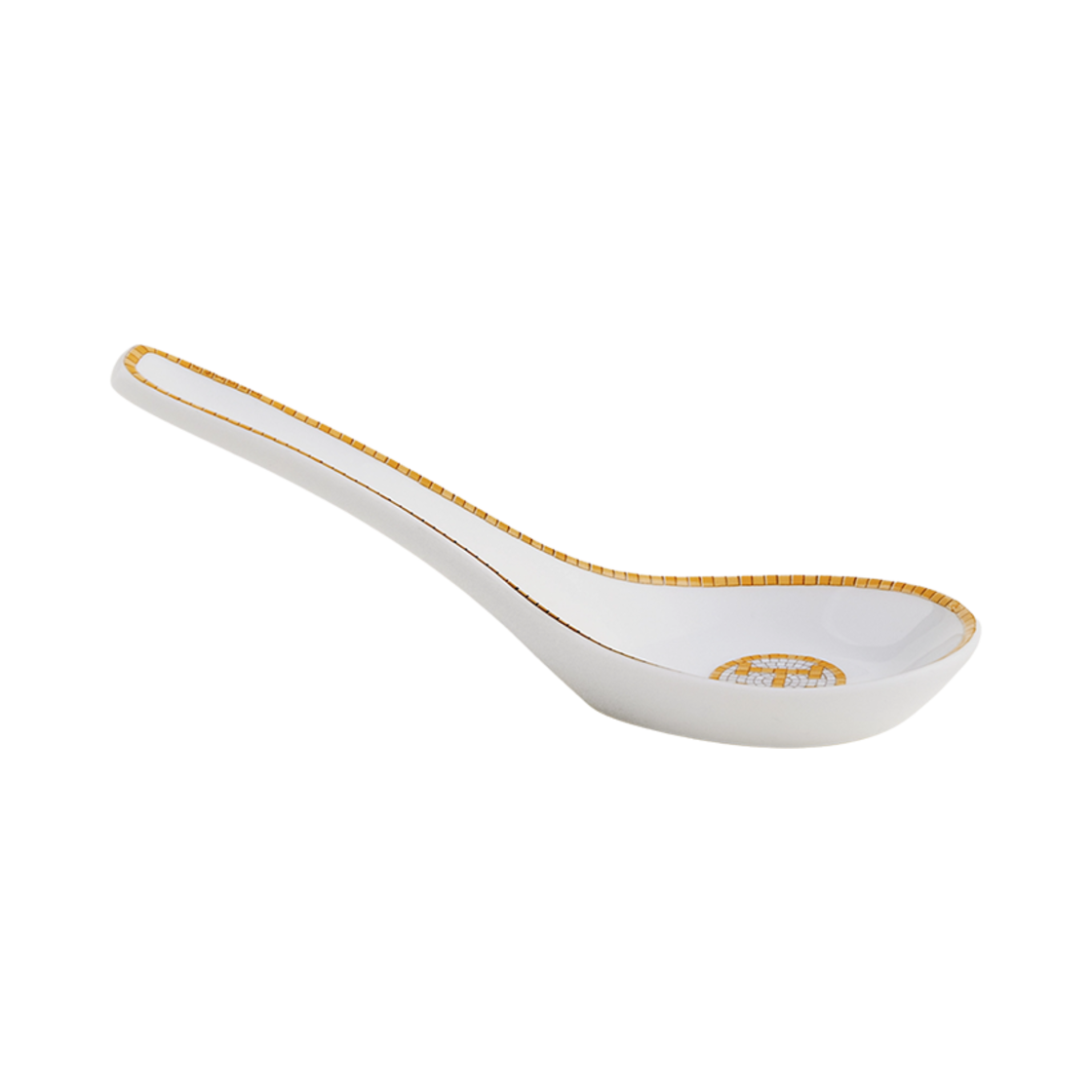 P026088P Hermes Mosaique Au 24 Gold Soup Spoon Sans Coloris