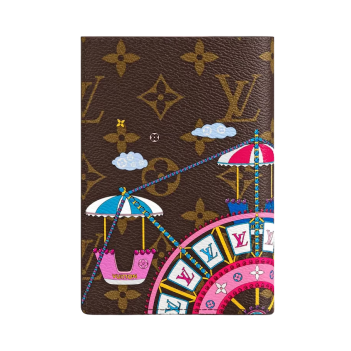 루이비통 비비엔 홀리데이 패스포트 커버 모노그램 로즈 발레린 핑크(Louis Vuitton Vivienne Holiday Passport Cover Monogram Rose Ballerine Pink) - 2