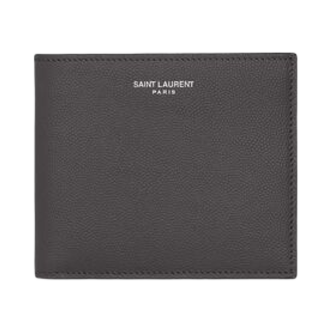 생로랑 이스트 웨스트 월렛 코인 퍼스 그레인 드 뿌드르 엠보스 레더 스톰(Saint Laurent East/West Wallet With Coin Purse in Grain De Poudre Embossed Leather Storm) - 1