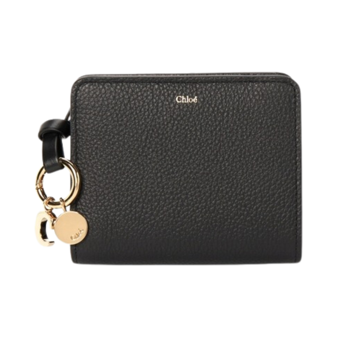 CHC22WP765F57001 Chloe Alphabet Tri-Fold Wallet Black