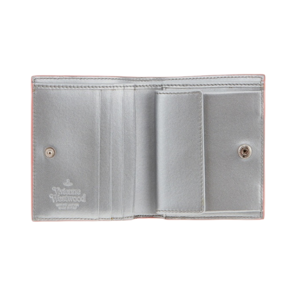비비안 웨스트우드 펄라이즈드 레더 빌폴드 핑크(Vivienne Westwood Pearlised Leather Billfold Pink) - 3