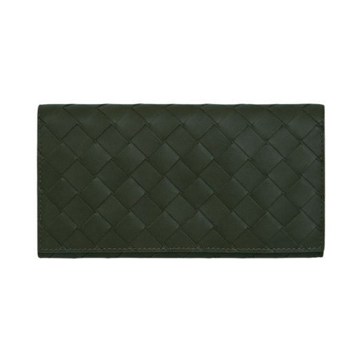 Bottega Veneta Long Wallet with Coin Purse Camping