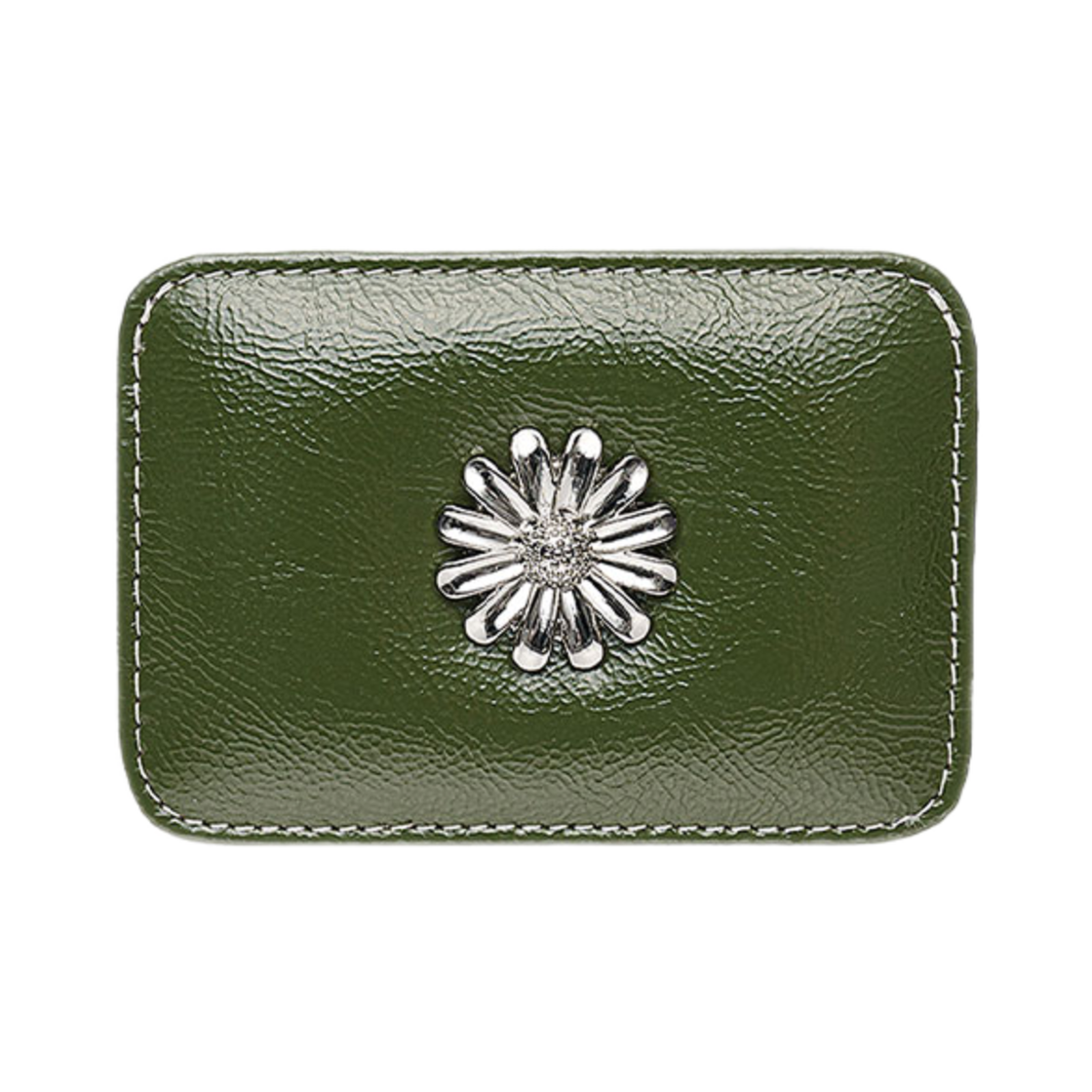 르마스크 데이지 슬림 미니 트랜스포테이션 카드 월렛 카키