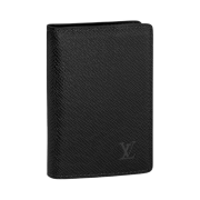 Louis Vuitton Pocket Organizer Taiga Black