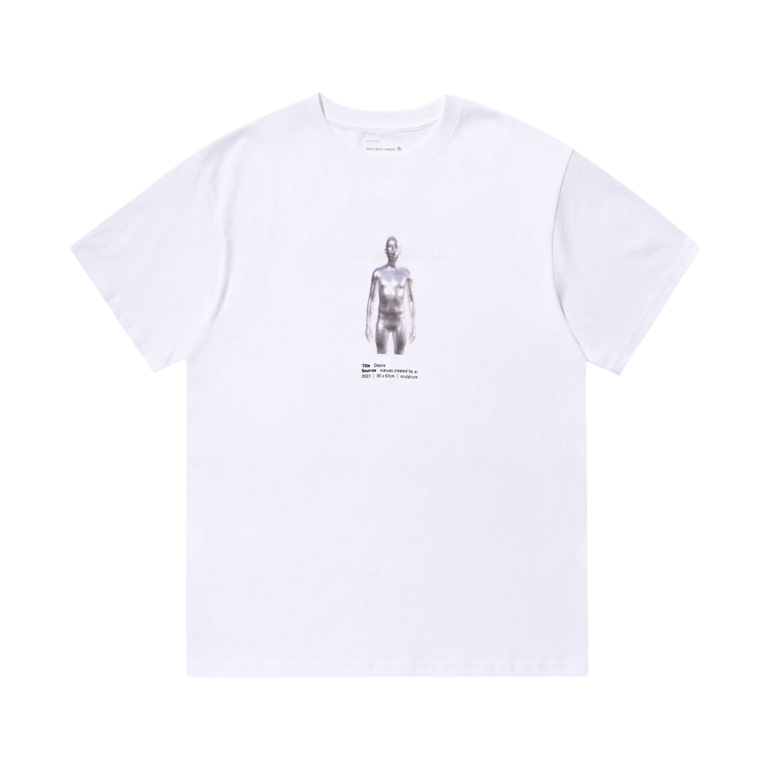 【SANSAN GEAR】 23SS CHROME BODY T-SHIRT OFF-WHITE d1b0597918781a83626b7c9de44972