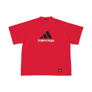 Balenciaga x Adidas Oversized T-Shirt Red