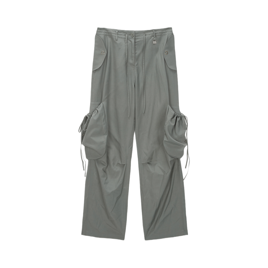 MK2434PT036M (W) Matin Kim String Point Big Pocket Cargo Pants Light Khaki