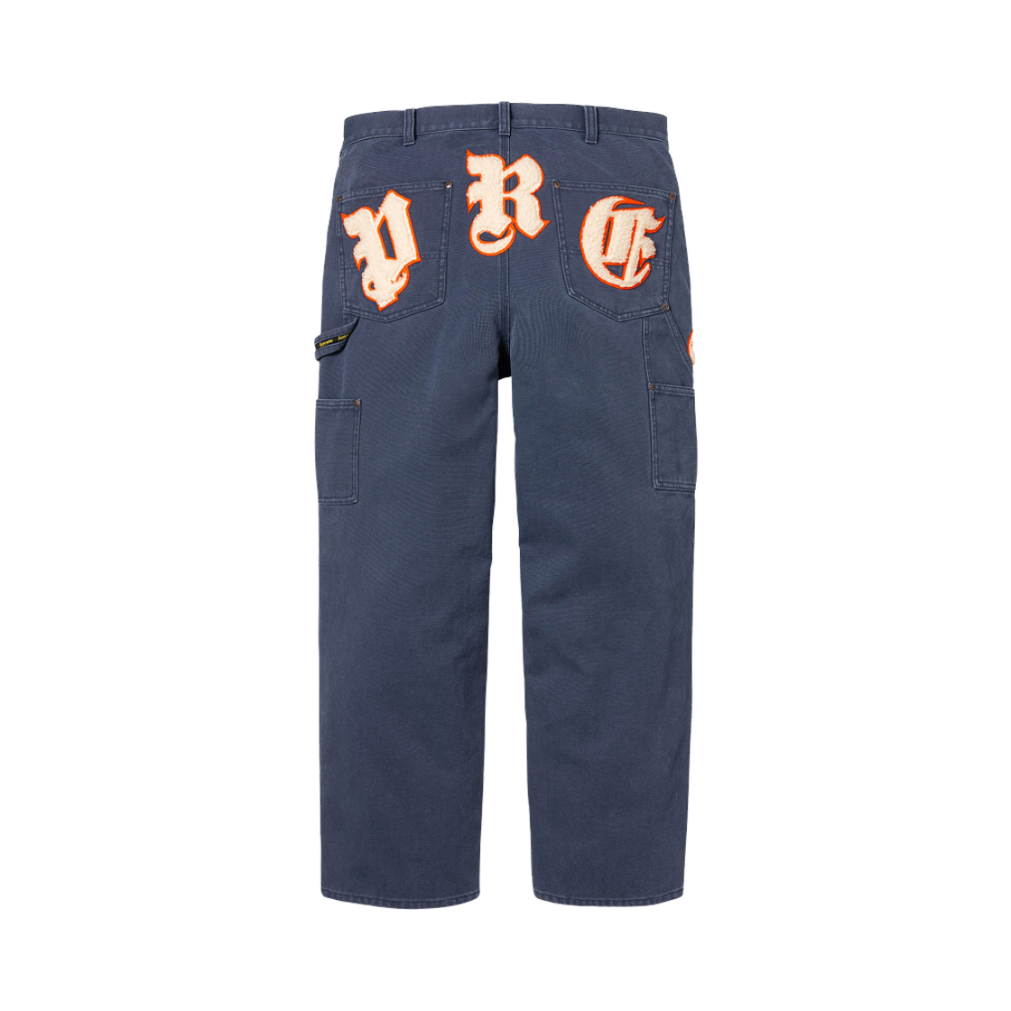 슈프림 올드 잉글리쉬 캔버스 더블 니 페인터 팬츠 네이비 - 25SS(Supreme Old English Canvas Double Knee Painter Pant Navy - 25SS) - 2