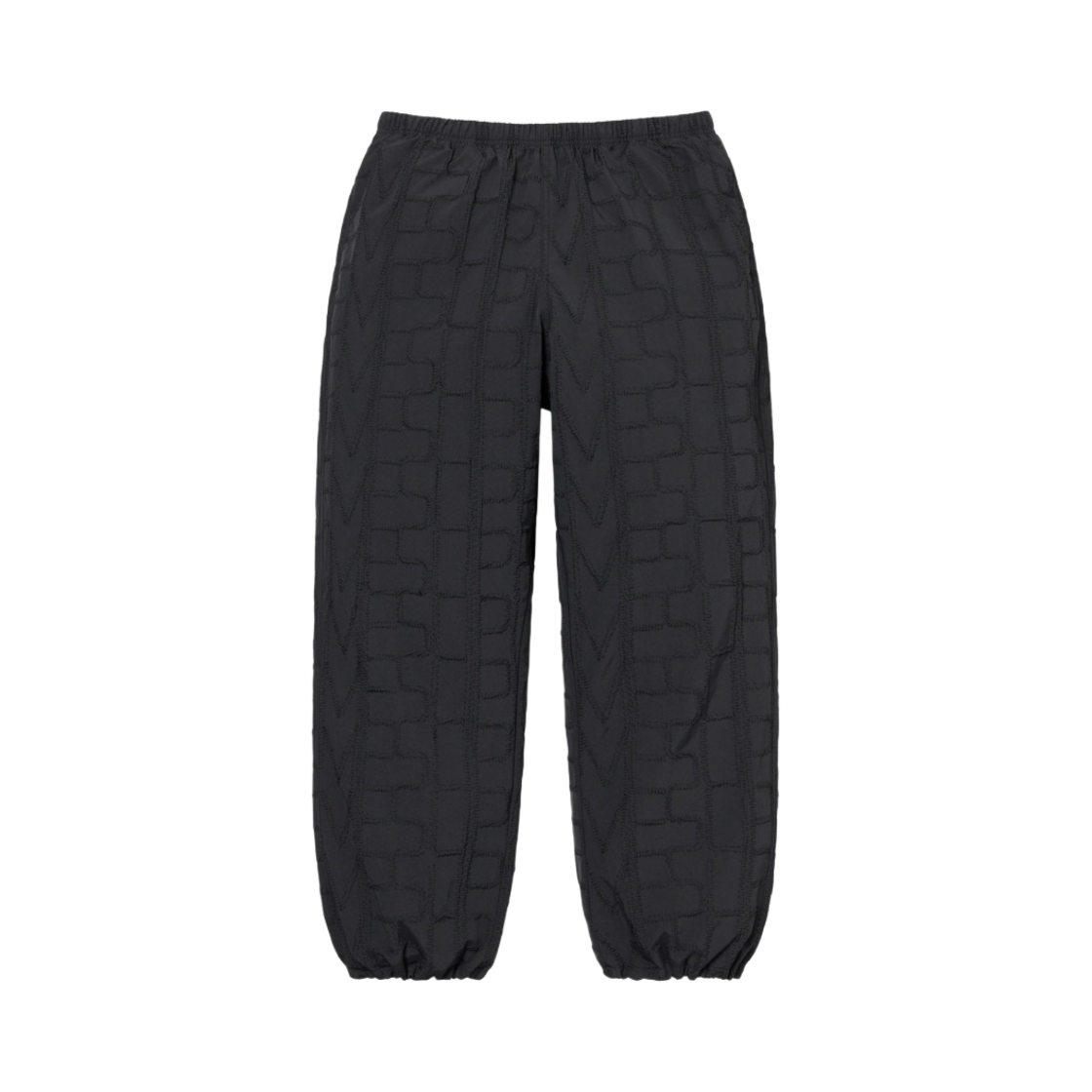 슈프림 리핏 자수 트랙 팬츠 블랙 - 23SS(Supreme Repeat Stitch Track Pants Black - 23SS) - 1