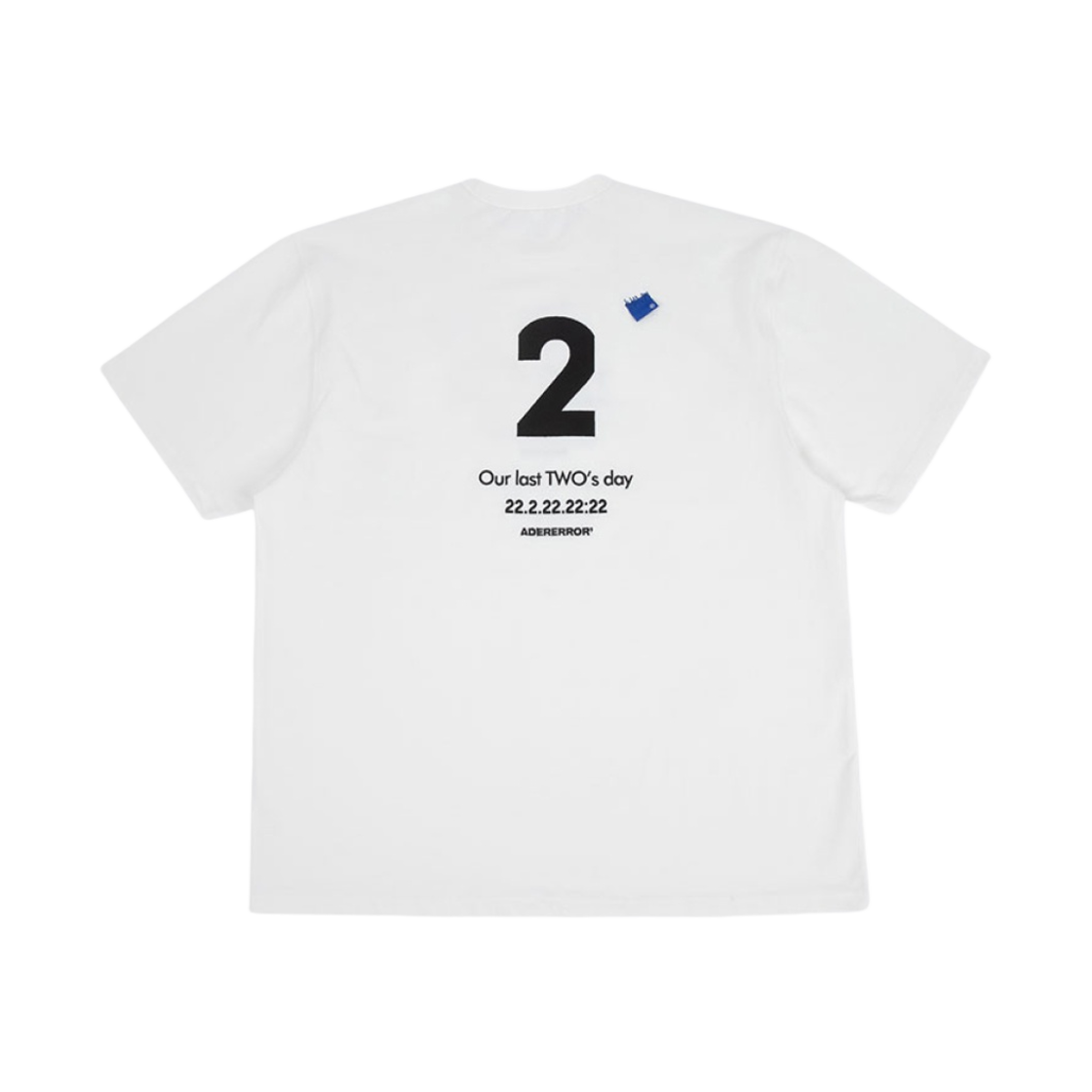 아더에러 투스데이 티셔츠 화이트(Ader Error Two's Day T-Shirt White) - 2