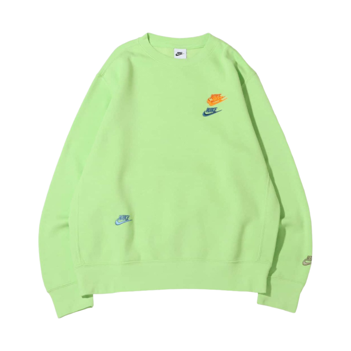 나이키 NSW 스포츠 에센셜+ BB 크루 키라임 - 아시아(Nike NSW Sport Essential+ BB Crew Keylime - Asia) - 1