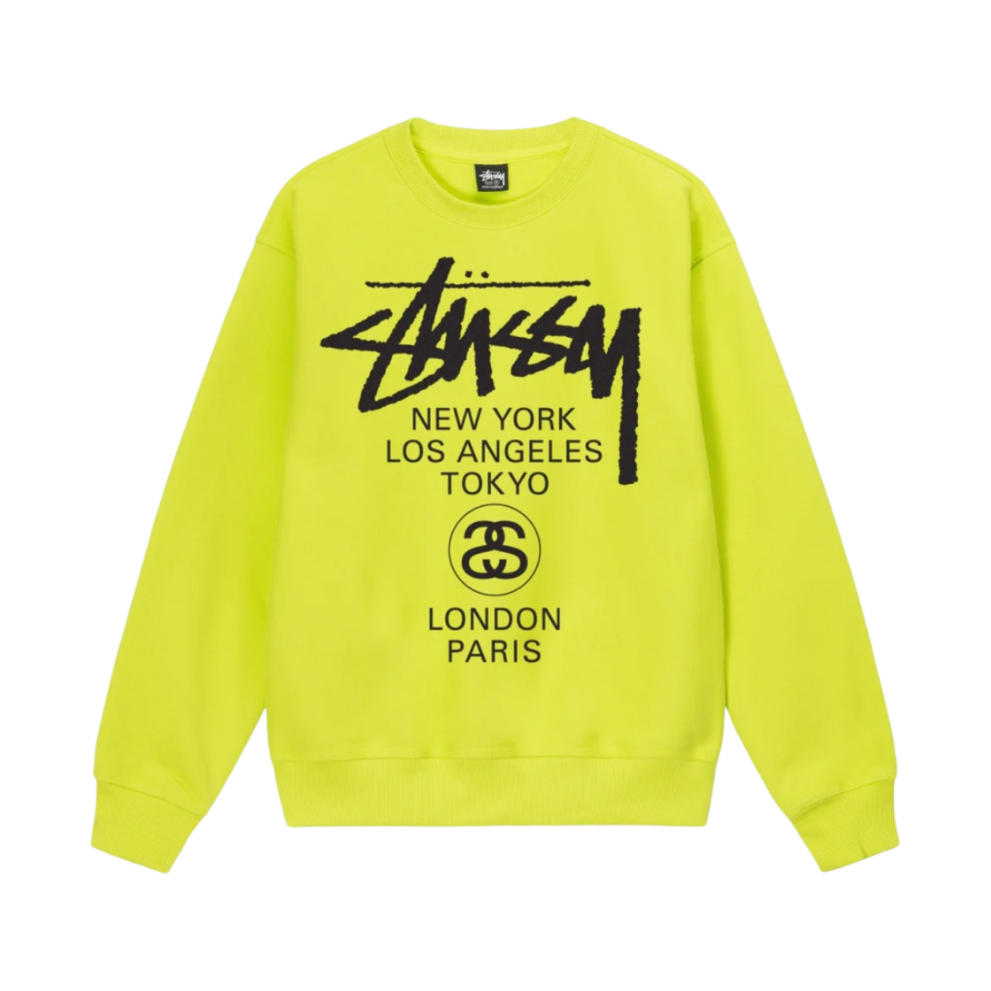 스투시 월드투어 크루넥 키라임 2023(Stussy World Tour Crew Keylime 2023) - 2