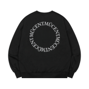 MUCENT Signature Back Logo Loose Fit Mtm Black