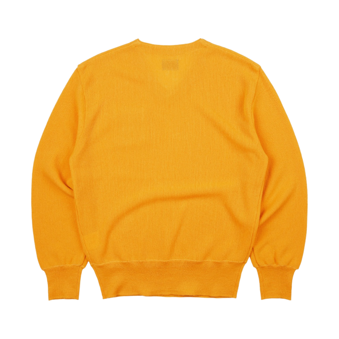 헤리티지 플로스 크레스트 울 브이넥 스웨터 옐로우(Heritage Floss Crest Wool V-Neck Sweater Yellow) - 2
