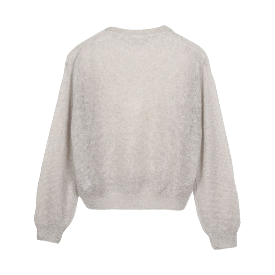 (W) 헤이그 어 키드 모헤어 라운드 니트((W) Haag A Kid Mohair Round Knit Grey) - 2