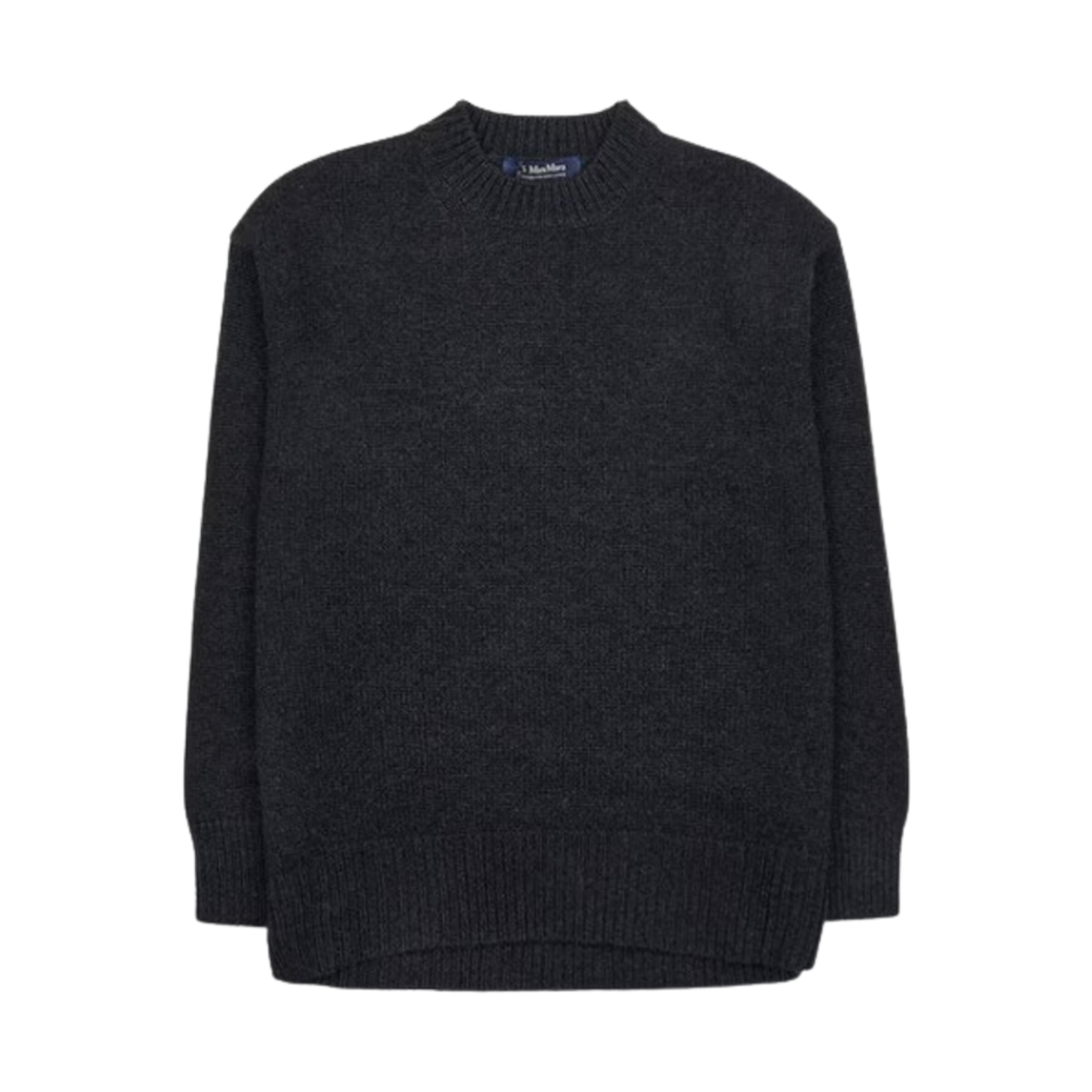 IRLANDA-008 (W) S Max Mara Irlanda Wool Knit Dark Grey
