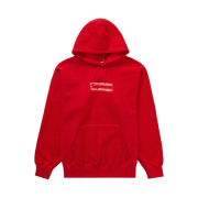 Supreme Inside Out Box Logo Hooded Sweatshirt Red - 23SS