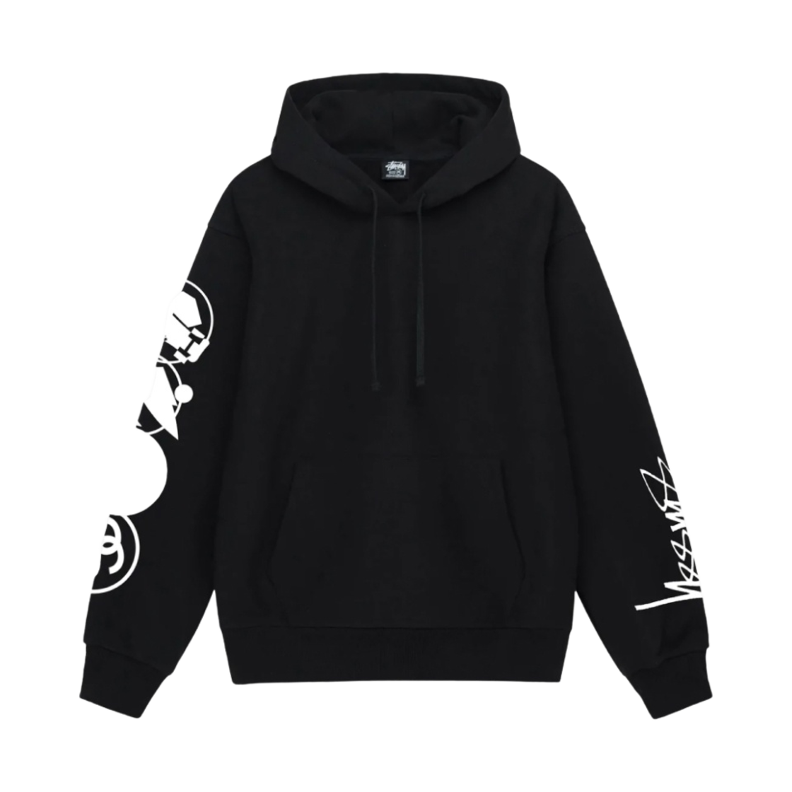 스투시 스택드 피그먼트 다이드 후드 블랙(Stussy Stacked Pigment Dyed Hoodie Black) - 1