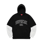 Supreme XXL Hooded Sweatshirt Black - 20SS