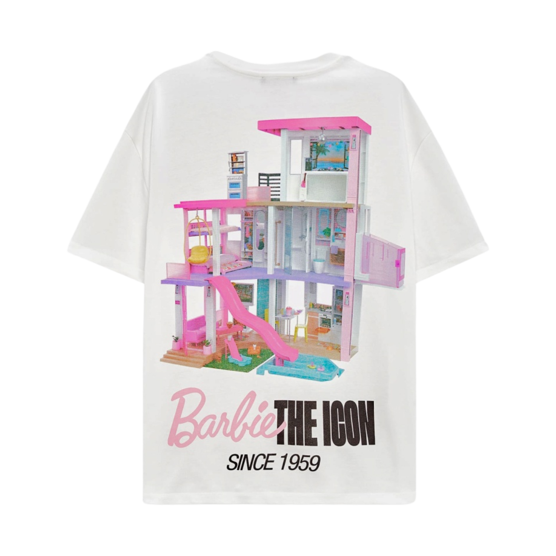 (W) 자라 x 바비 더 무비 워너 브로스 티셔츠 화이트((W) Zara x Barbie The Movie Warner Bros T-Shirt White) - 1