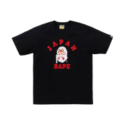 BAPE Japan College Kabuki T-Shirt Black