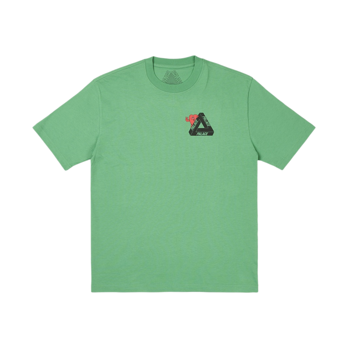 팔라스 트라이하트 티셔츠 스위트 피 그린 - 24SS(Palace Tri-Hearts T-Shirt Sweet Pea Green - 24SS) - 2