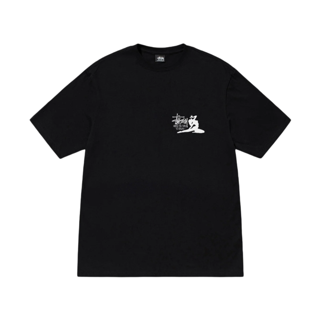 스투시 릴렉스 티셔츠 블랙(Stussy Relax T-Shirt Black) - 2