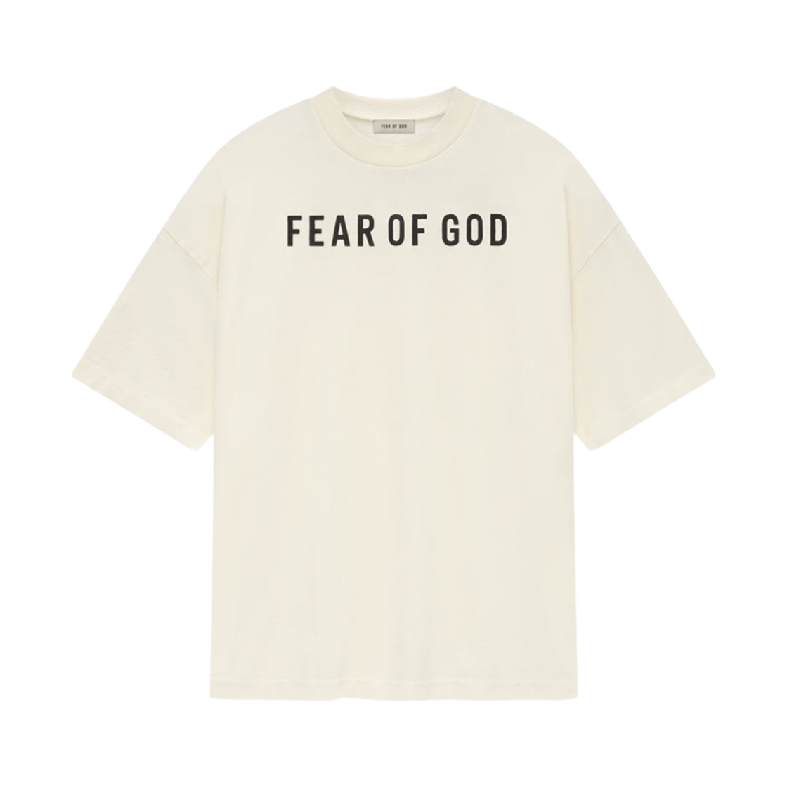 피어 오브 갓 숏슬리브 티셔츠 크림(Fear of God Short Sleeve T-Shirt Cream)