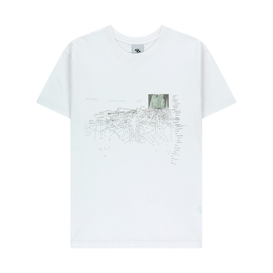 [SAN SAN GEAR] / ☆ 25SS LOGO T-SHIRT / WHITE SAN SAN GEAR | 산산기어 San Gear Women's Logo T-Shirt 25SS