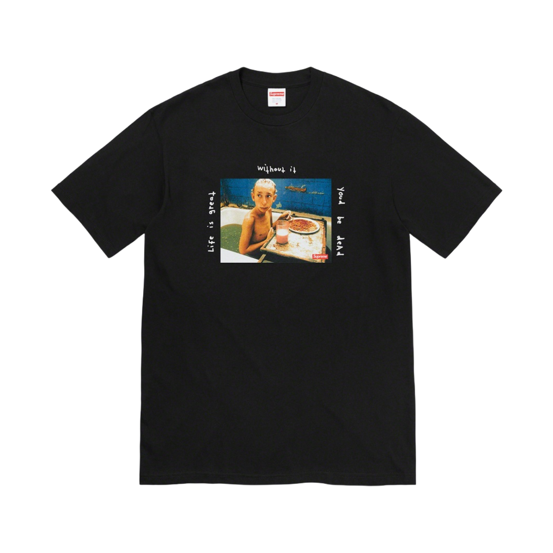 - Supreme x Gummo Bathtub T-Shirt Black - 22SS