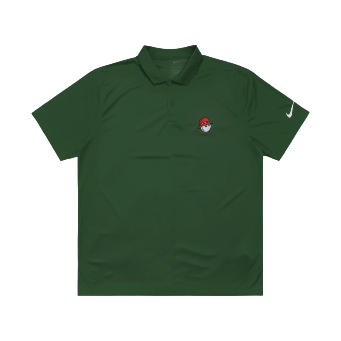 말본 골프 x 나이키 드라이핏 빅토리 솔리드 폴로 OLC 골지 그린(Malbon Golf x Nike Dri-Fit Victory Solid Polo OLC Gorge Green)