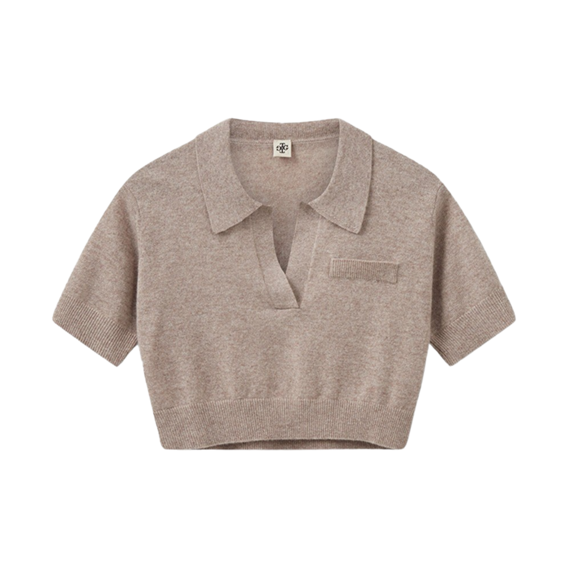 KW4AKNPTG10BG The Garment Women Piemonte Cropped Toast