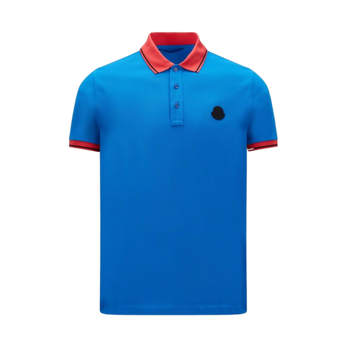 몽클레르 로고 폴로 셔츠 마린 블루 - 23SS(Moncler Logo Polo Shirt Marine Blue - 23SS) - 1