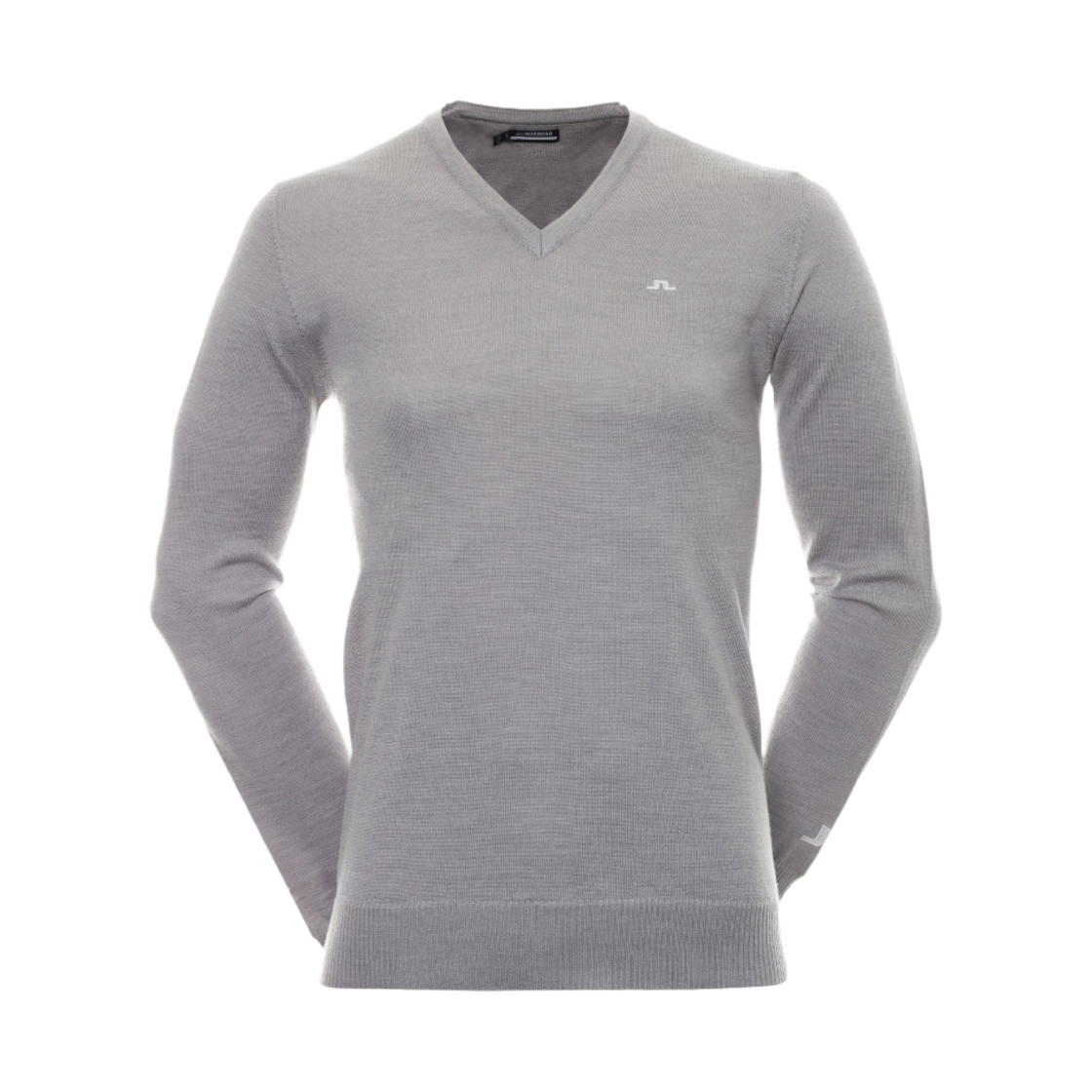 GMKW09327-9363 J.Lindeberg Lymann Kintted Sweater Grey Melange
